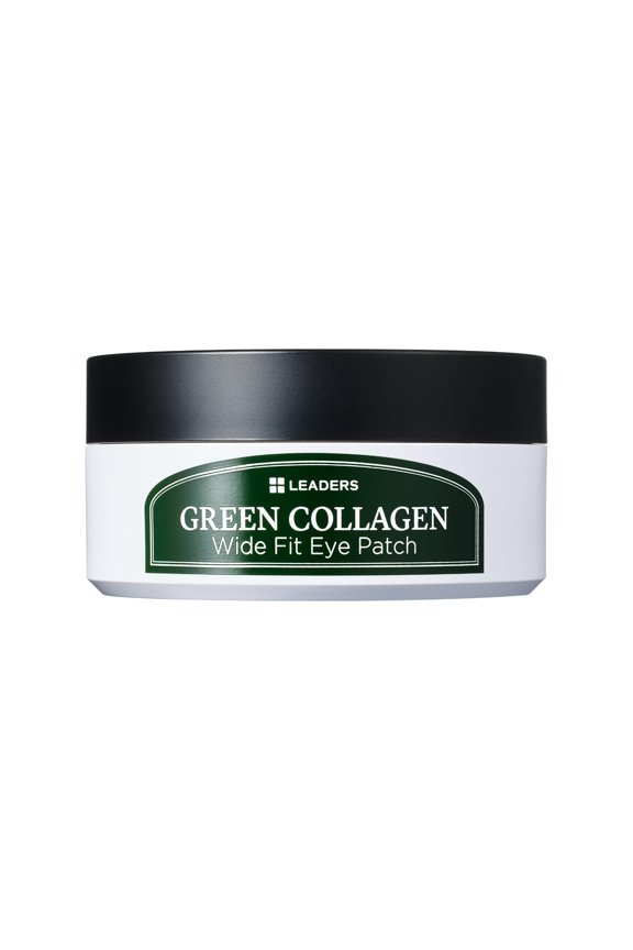 Green Collagen Wide Fit Eye Patch  Vegan Hydrogel Firming Eye Patch, Deep Absorption, Helps Improve Fine Lines, Anti-Aging, Firming & Wrinkle Care, Gentle Formula for Sensitive Skin - 96g