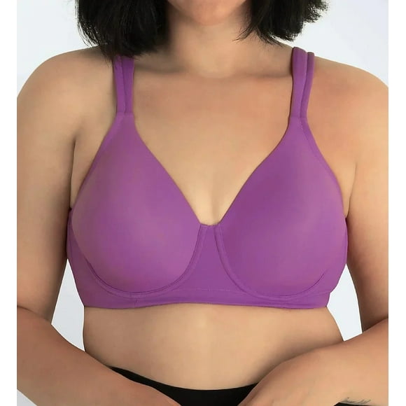 LEADING LADY Amethyst Plum Brigitte Contour Underwire Bra, US 44DD UK 44DD, NWOT