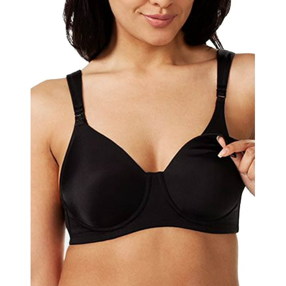 LEADING LADY Black The Carole Cool Fit Nursing Bra, US 36DD, UK 36DD, NWOT