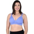 thumbnail image 1 of LEADING LADY Molded Padded Seamless Wirefree Bra, Lavender Blue, 50G, 1 of 1