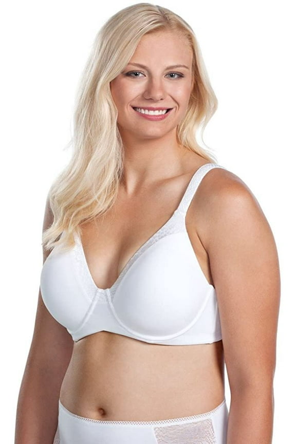 Women's Luxe Body Wirefree T-Shirt Bra Bra, Bright White, 34DD