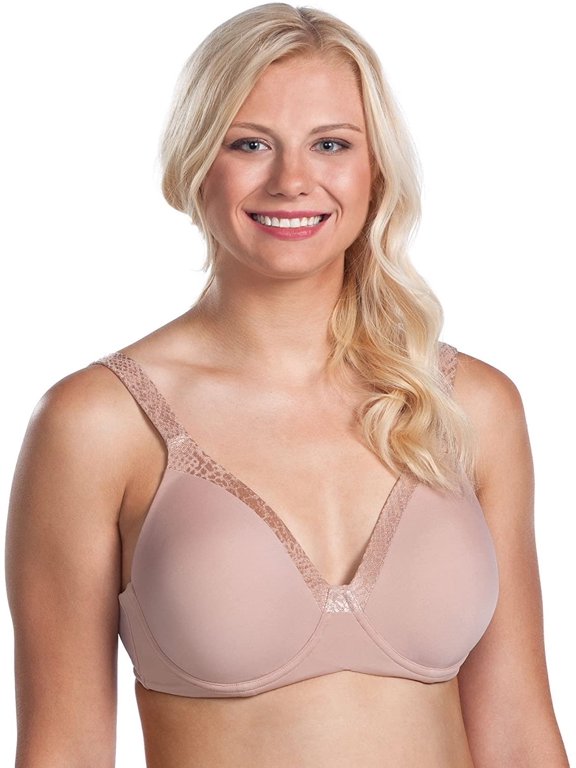 Women's Luxe Body Wirefree T-Shirt Bra Bra, Warm Taupe, 34D