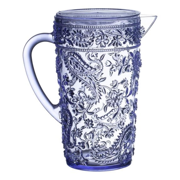 LEADINGWARE GROUP AC-1016PL Paisley Pitcher 80 oz. Purple