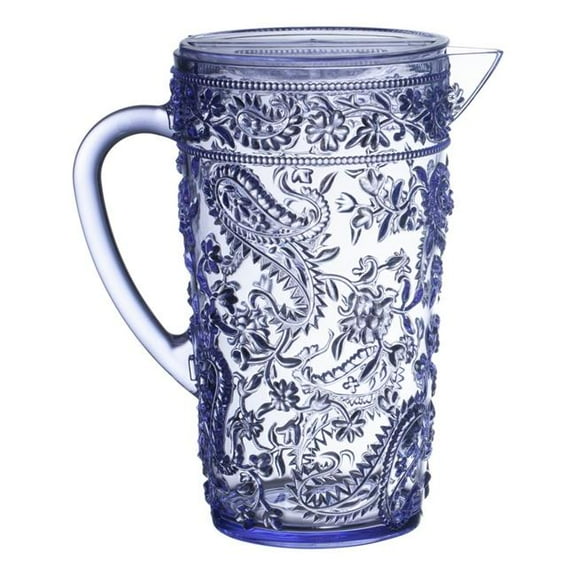 LEADINGWARE GROUP AC-1016PL Paisley Pitcher 80 oz. Purple