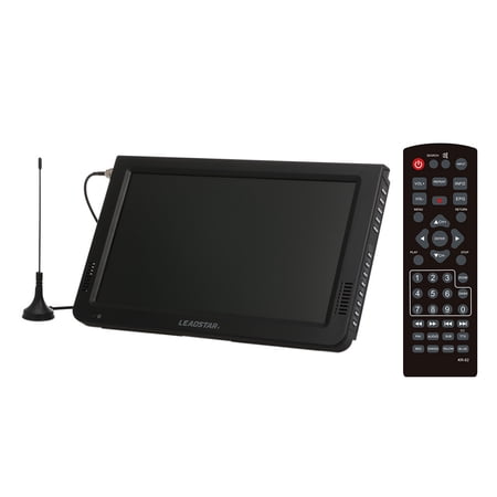 LEADSTAR Video Player,Car Caravan Outdoor Caravan Outdoor or Freeview LED TV Portable TFT Video Player Screen Freeview LED TV Video Kitchen Support USB 10 Inch Portable Player Car Caravan