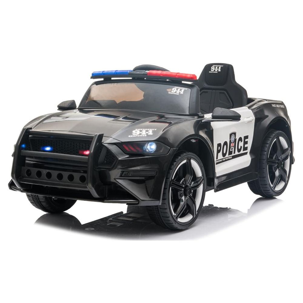LEADZM Electric Children Kids Ride On Car 12V Battery Police Remote