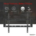 thumbnail image 1 of LEADZM Ultra-Slim TV Wall Mount for 32-70" Screens - 50kg Capacity, VESA 600x400, Low-Profile Black Design, 1 of 8