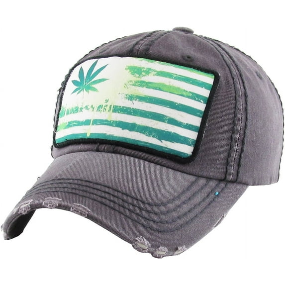 LEAF WASHED VINTAGE BALLCAP