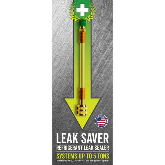 LEAK SAVER Direct Inject AC Leak Sealer for Most HVAC Systems Up to 5 Tons