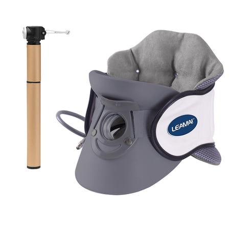 LEAMAI Cervical Vertebra Tractor,Use Upper Pain Cervical Relief Cervical Vertebra Neck Cervical Relief Neck Portable Cervical Neck Relief Medical Cervical Neck Device Inflatable