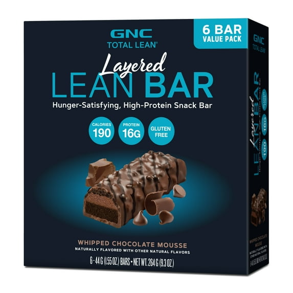 LEAN BARS, 16g Protein, Whipped Chocolate Mousse, 6CT