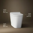 thumbnail image 1 of Kohler 28529-0 1.0-1.28 GPF Elongated Smart Dual Flush Toilet - White, 1 of 1
