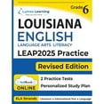 thumbnail image 1 of Pre-Owned LEAP Test Prep: Grade 6 English Language Arts Literacy (ELA) Practice Workbook and Full-length Online Assessments: LEAP Study Guide Paperback, 1 of 1