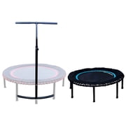 LEAPS & REBOUNDS 40 Adjusting Stability Bar & 40 Fitness Trampoline, Blue