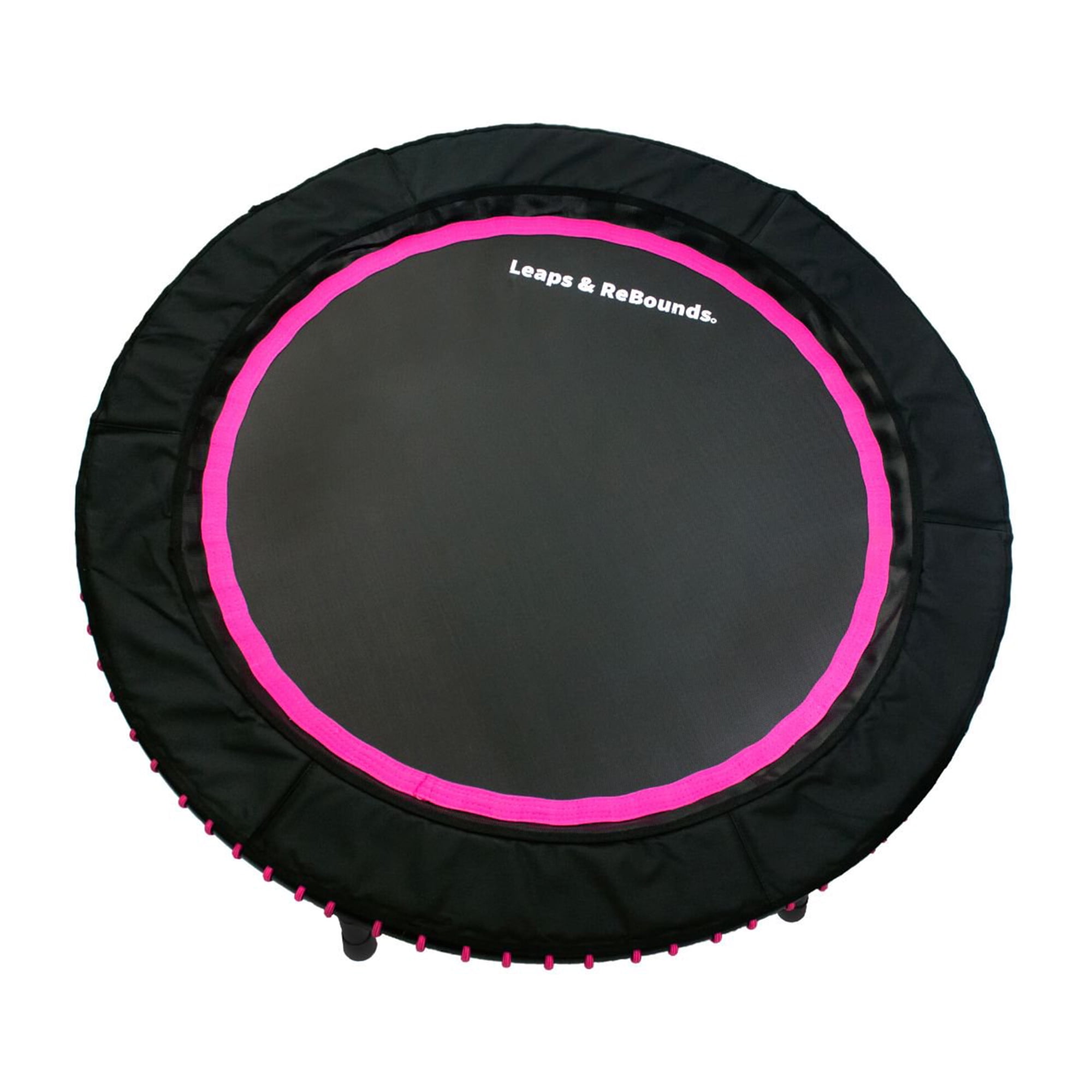 The Leaps and Rebounds Mini Fitness Trampoline and Rebounder