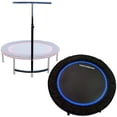 thumbnail image 1 of LEAPS & REBOUNDS 48" Adjusting Stability Bar & 48" Fitness Trampoline, Blue, 1 of 12