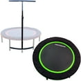 thumbnail image 1 of LEAPS & REBOUNDS 48" Stability Bar with 48" Fitness Trampoline, Green, 1 of 12