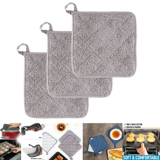 Joyhalo 4 Pack Pot Holders for Kitchen Heat Resistant Pot Holders Sets Oven Hot  Pads Terry Cloth Pot Holders for Cooking Baking - Yahoo Shopping