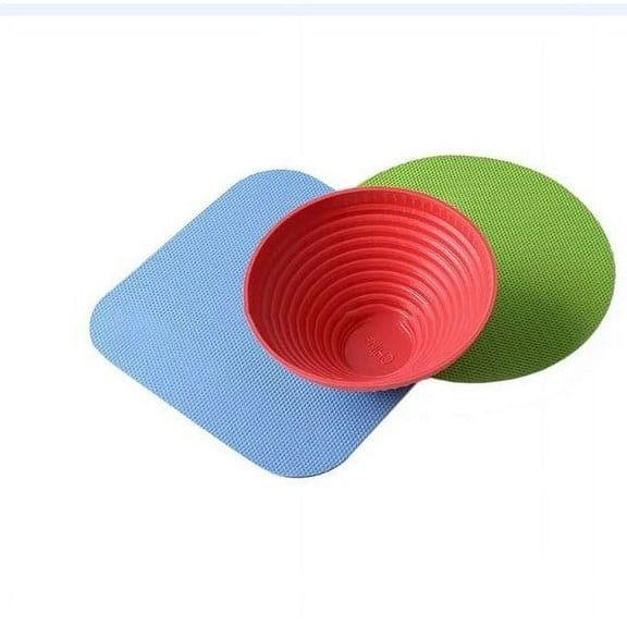 Gyouwnl 3Pcs Manual Rubber Anti-Skid Round Gripper Pad Bottle Cap Kitchen Jar Opener