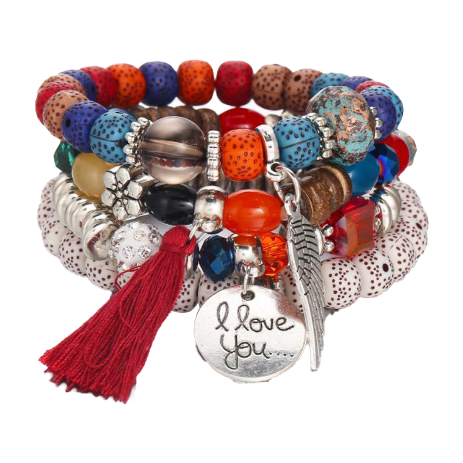 Pandora Style Charm Bracelets by Theme Leather Silver Glass Rhinestone -  Etsy