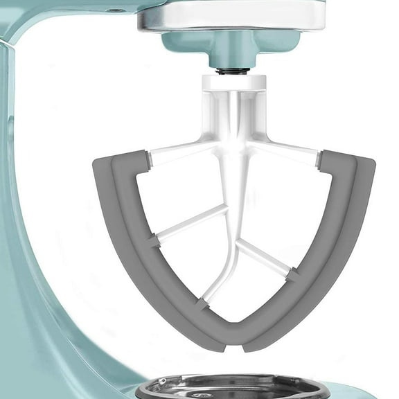 LEAQU Flex Edge Beater for KitchenAid Tilt-Head Stand Mixer, 4.5-5 Quart Flat Beater Blade with Flexible Silicone Edges Bowl Scraper