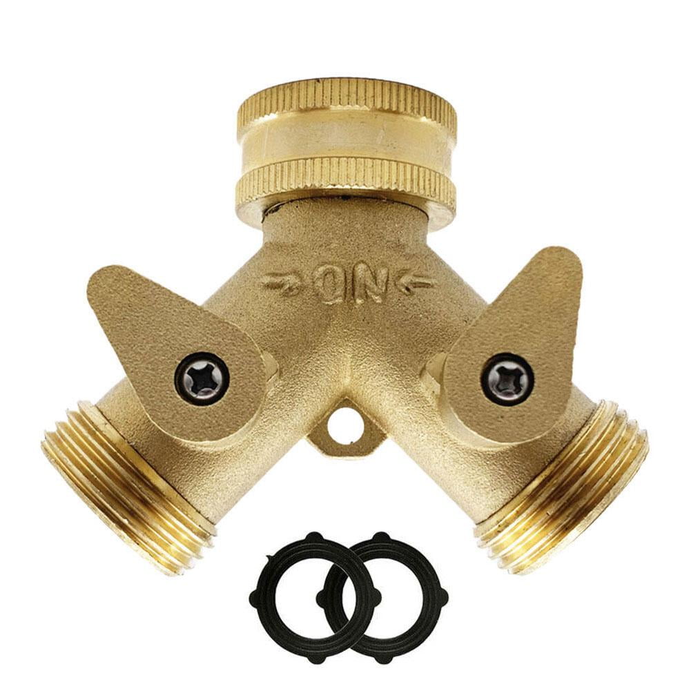 LEARNEVER 1 faucet 2! Brass Ball Valve Diverter, Y Type Water