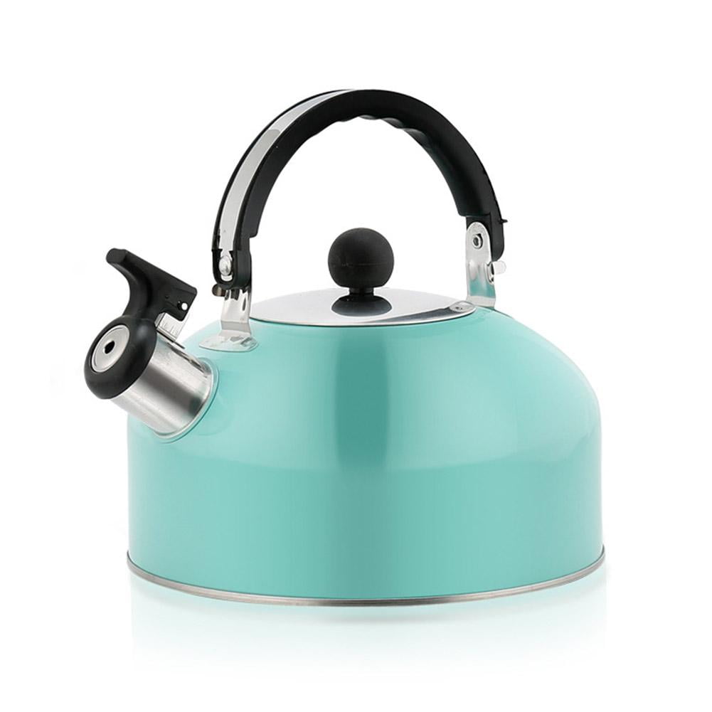 LEARNEVER 1X Stainless Steel Whistling Kettle Stove Hob Kitchenware