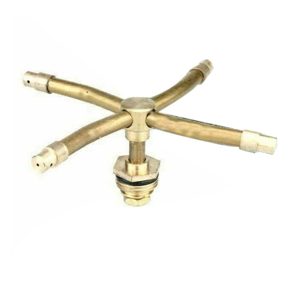 UGIF Automatischer Gartensprinkler - 2/3/4 Arm Rotation | Messing 1/2 Zoll