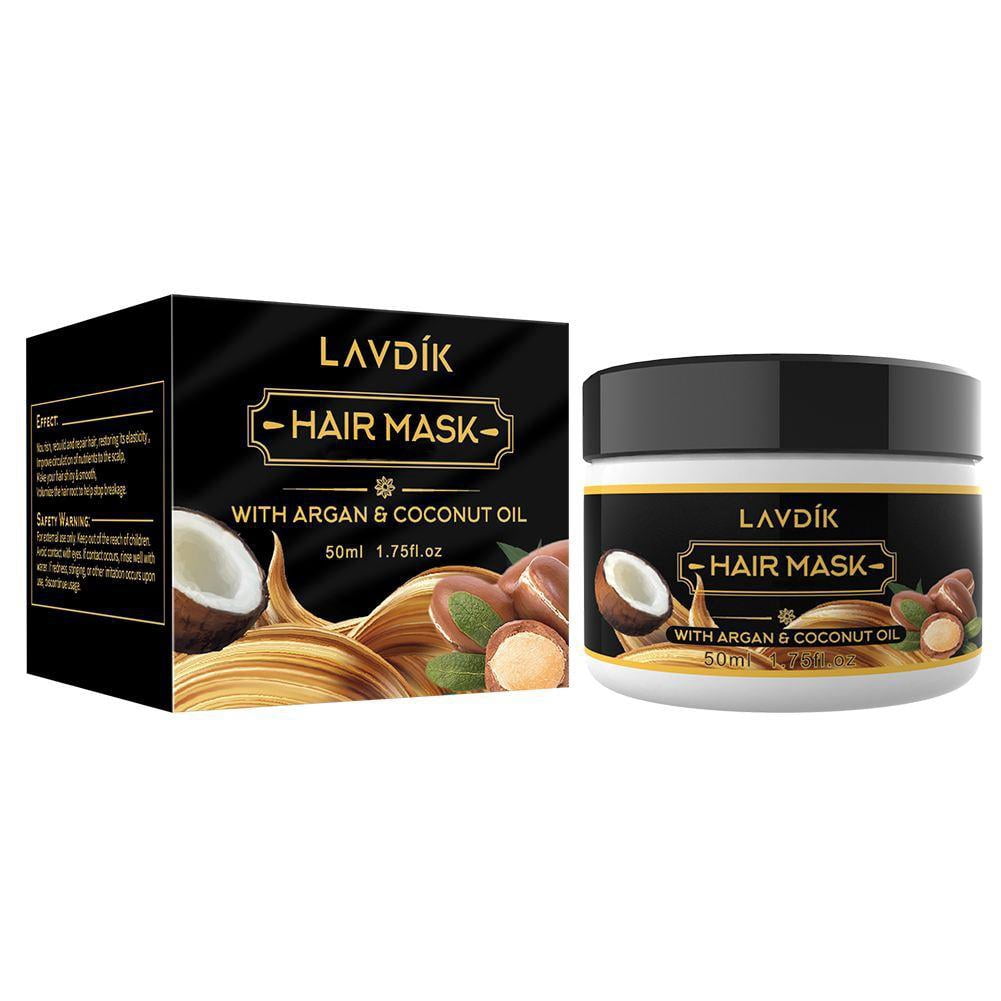 LEARNEVER Coconut Oil Hair Mask Prevent Gray Hair and Baldness Repair