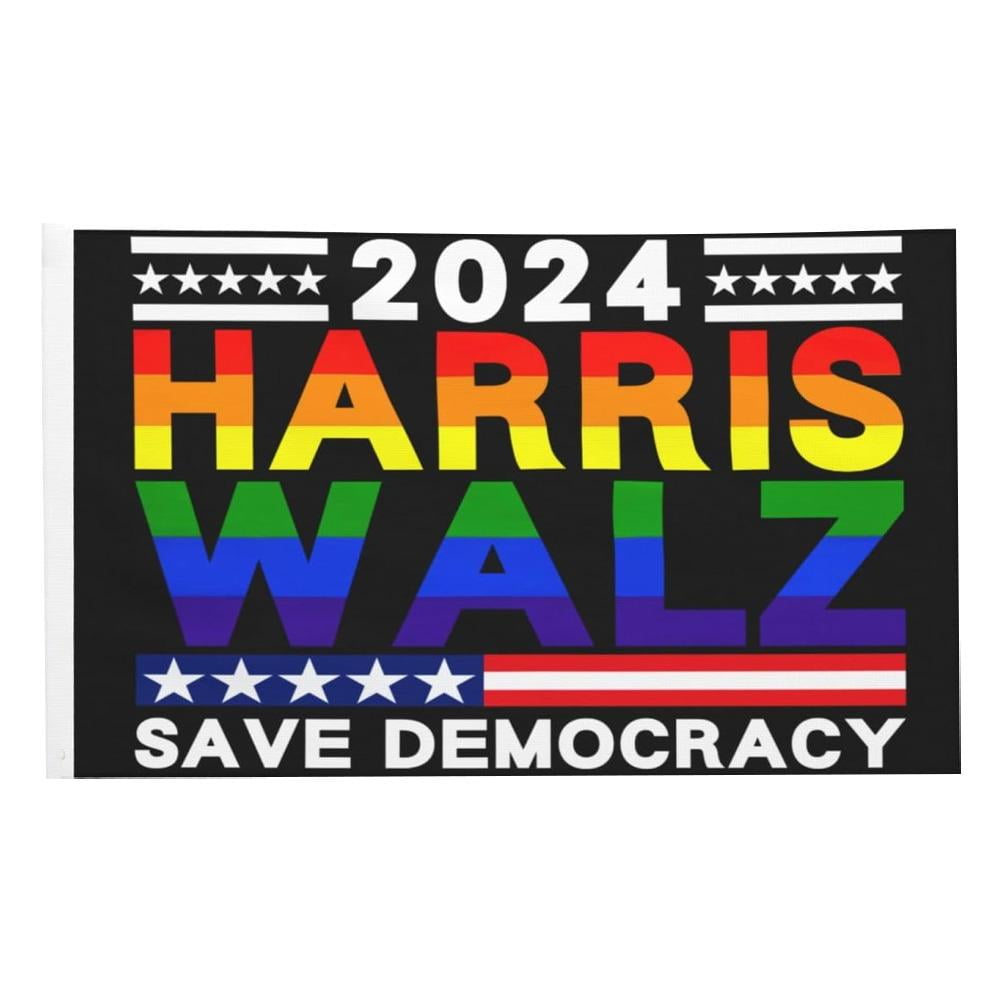LEARNEVER Kamala Harris For President Flag Kamala Harris 2024 President