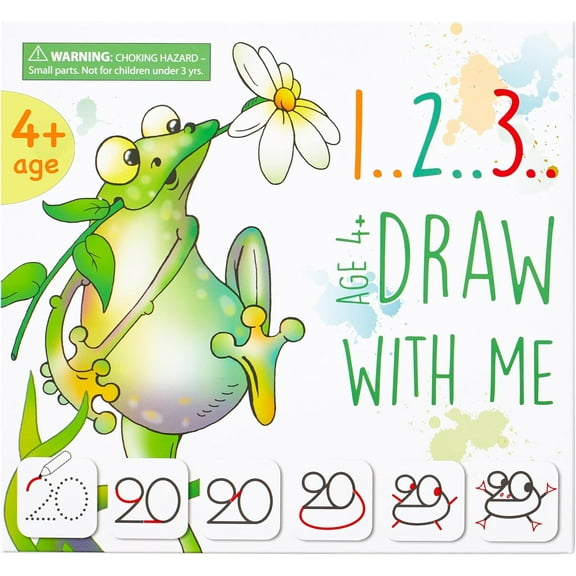 LEARNING ACTIVITY Drawing With Numbers Educational Game for Kids and Preschoolers, Art and Craft Toy Gift for Girls and Boys Ages 3 4 5 6