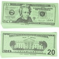 thumbnail image 1 of LEARNING ADVANTAGE Twenty Dollar Play Bills - Set of 100 $20 Paper Bills - Teach Currency, Counting and Math with Play Money, 1 of 7