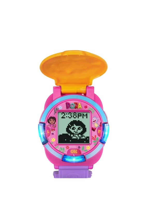 VTech Dora Time for Learning Adventure Kids Interactive Watch, Ages 3-6