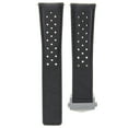 thumbnail image 1 of LEATHER BAND STRAP CLASP 20MM FOR TAG HEUER CARRERA CV2010, WH1111 WATCH BLACK, 1 of 2