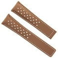 thumbnail image 1 of LEATHER BAND STRAP CLASP 22MM FOR TAG HEUER CARRERA CALIBRE 16 CV2A80 TAN WS, 1 of 2
