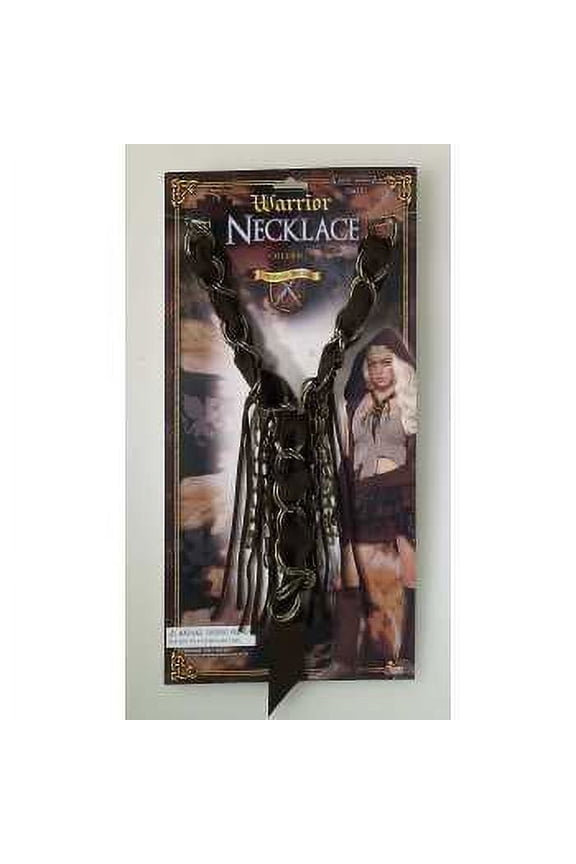 LEATHER/CHAIN WARRIOR NECKLACE