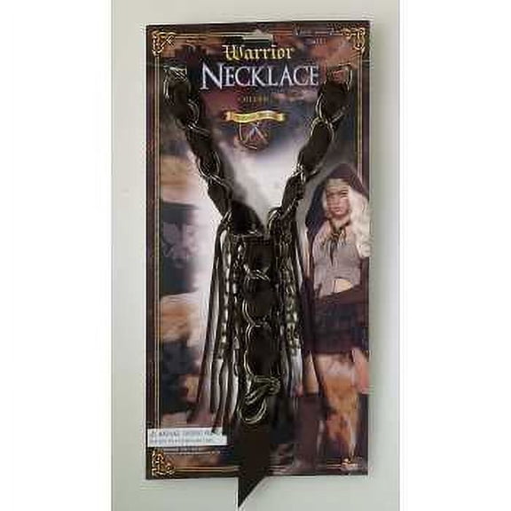 LEATHER/CHAIN WARRIOR NECKLACE