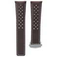 thumbnail image 1 of LEATHER WATCH BAND STRAP SMOOTH CLASP 19MM FOR TAG HEUER CARRERA TWIN TIME BROWN, 1 of 2