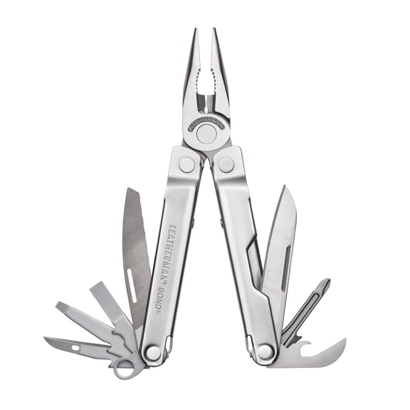 LEATHERMAN, Bond Multitool, Stainless Steel EDC Tool with 420HC Blade, Built in the USA