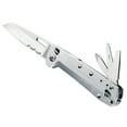 thumbnail image 1 of LEATHERMAN, FREE K2 EDC Knife and Multitool with Magnetic Locking, Aluminum Handles and Pocket Clip, Made in the USA, Silver (K2X with Serrated Blade), 1 of 4