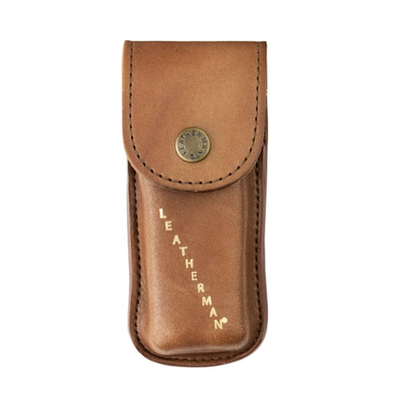 LEATHERMAN, Heritage Leather Snap Sheath for Multitools, Made in the USA, Medium (Fits Wave, Charge, and Skeletool)