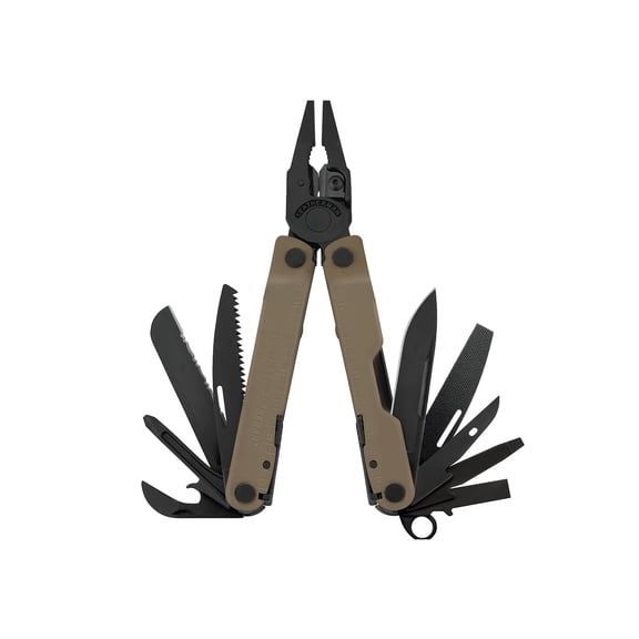 LEATHERMAN, Rebar Multitool with Premium Replaceable Wire Cutters and Saw, Coyote Tan
