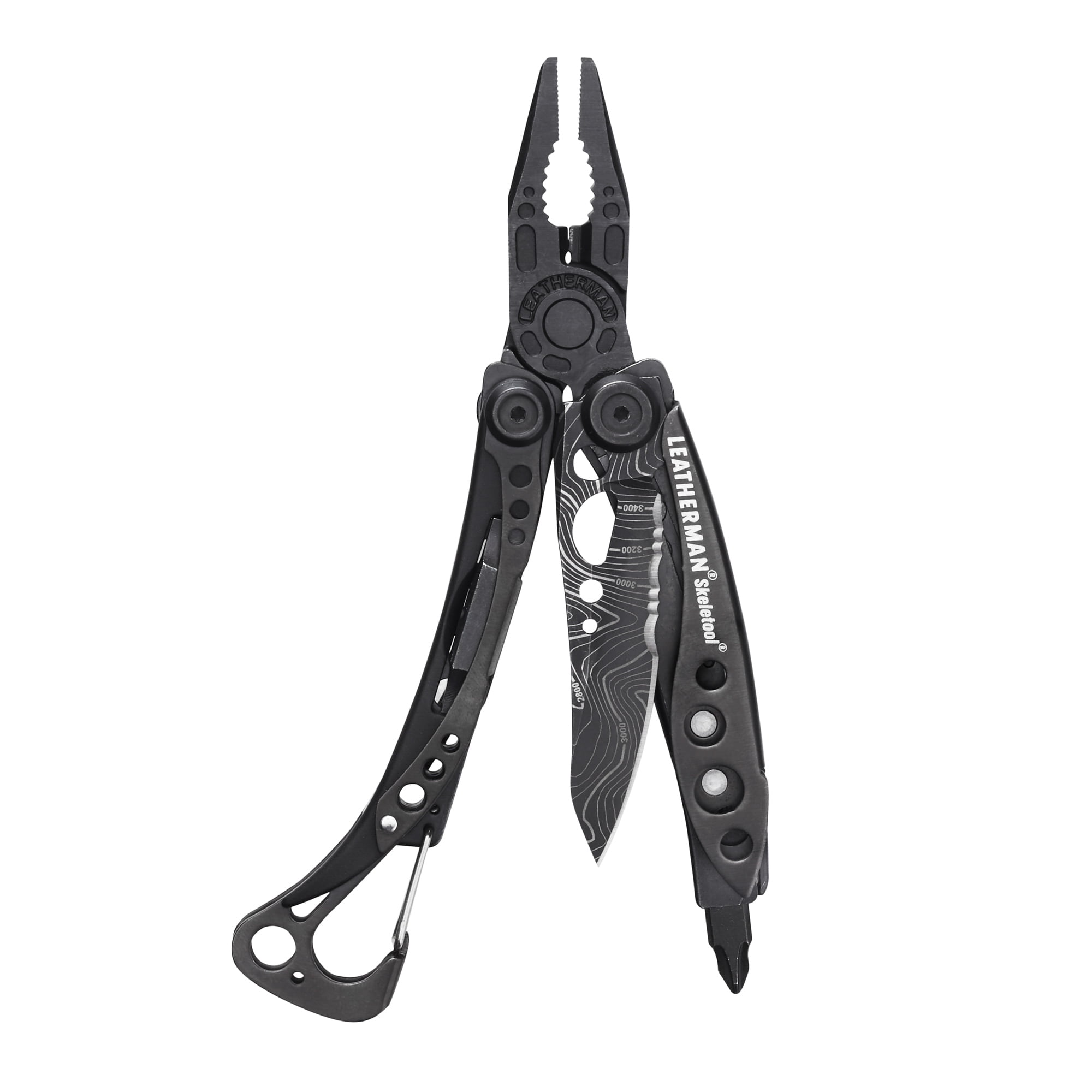 LEATHERMAN, Skeletool Lightweight Multitool with Combo Knife and Bottle