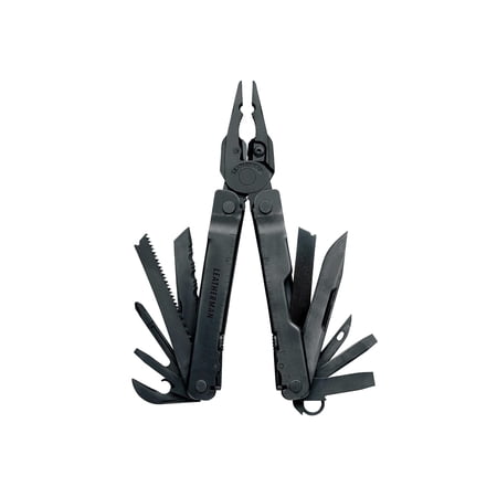 LEATHERMAN, Super Tool 300 Multitool with Premium Replaceable Wire Cutters and Saw, Black