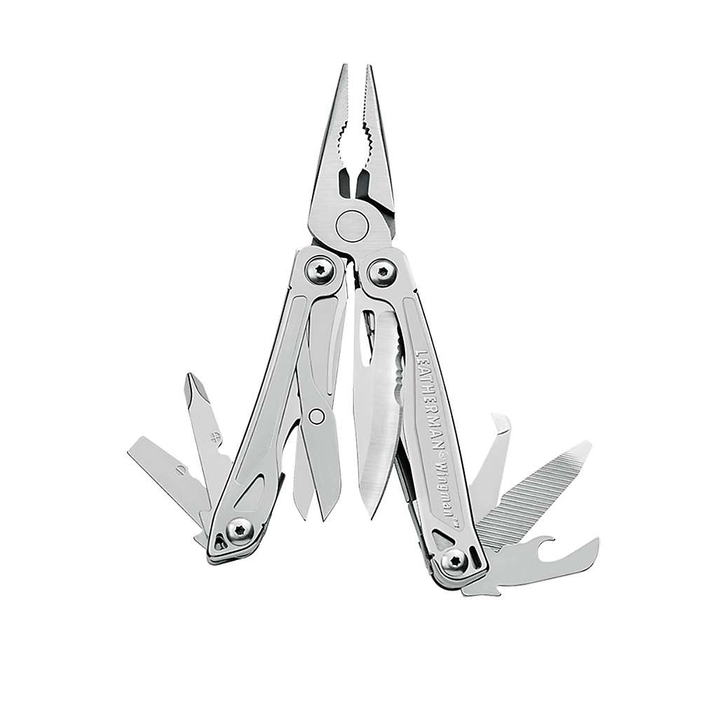 LEATHERMAN, Wingman Multitool with Spring-Action Pliers and Scissors, Stainless Steel with Nylon Sheath - image 1 of 9