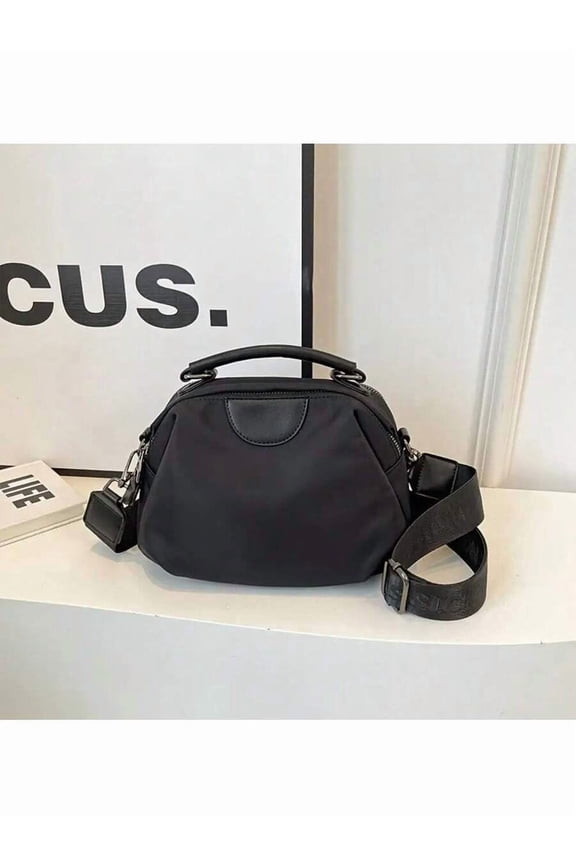 Nylon Crossbody Bag W/ Detachable Strap Machine Washable for Everyday Holiday Women