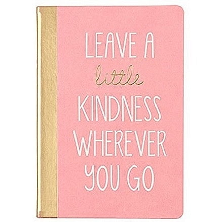 LEAVE A LITTLE KINDNESS    Leather-like 6x8  medium  Lined Journal by Eccolo trade