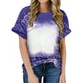 thumbnail image 1 of LEAVINGSUO 2026 Womens, Womens Fashion Women's Summer Fashion Slim Tie Round Neck Short Sleeve T-Shirt, 1 of 3