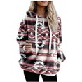 thumbnail image 1 of LEAVINGSUO Blouse for Women Long Sleeve Tops Womens Fleece Sweatshirts with Pockets Sweatshirts Athletic Hoodies Pullover Outwear, 1 of 1
