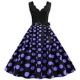 thumbnail image 1 of LEAVINGSUO Sleeveless Dresses for Women 2024 Women Vintage Summer Print Sleeveless Casual Evening Party Prom Dress, 1 of 9